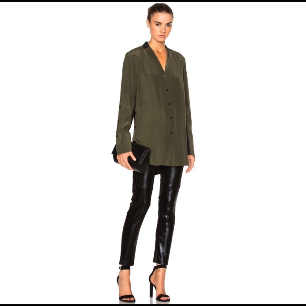 Rag and Bone 100% Silk Leighton Blouse